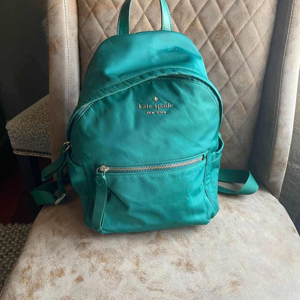 Kate Spade New York Chelsea Medium Deep Green Backpack